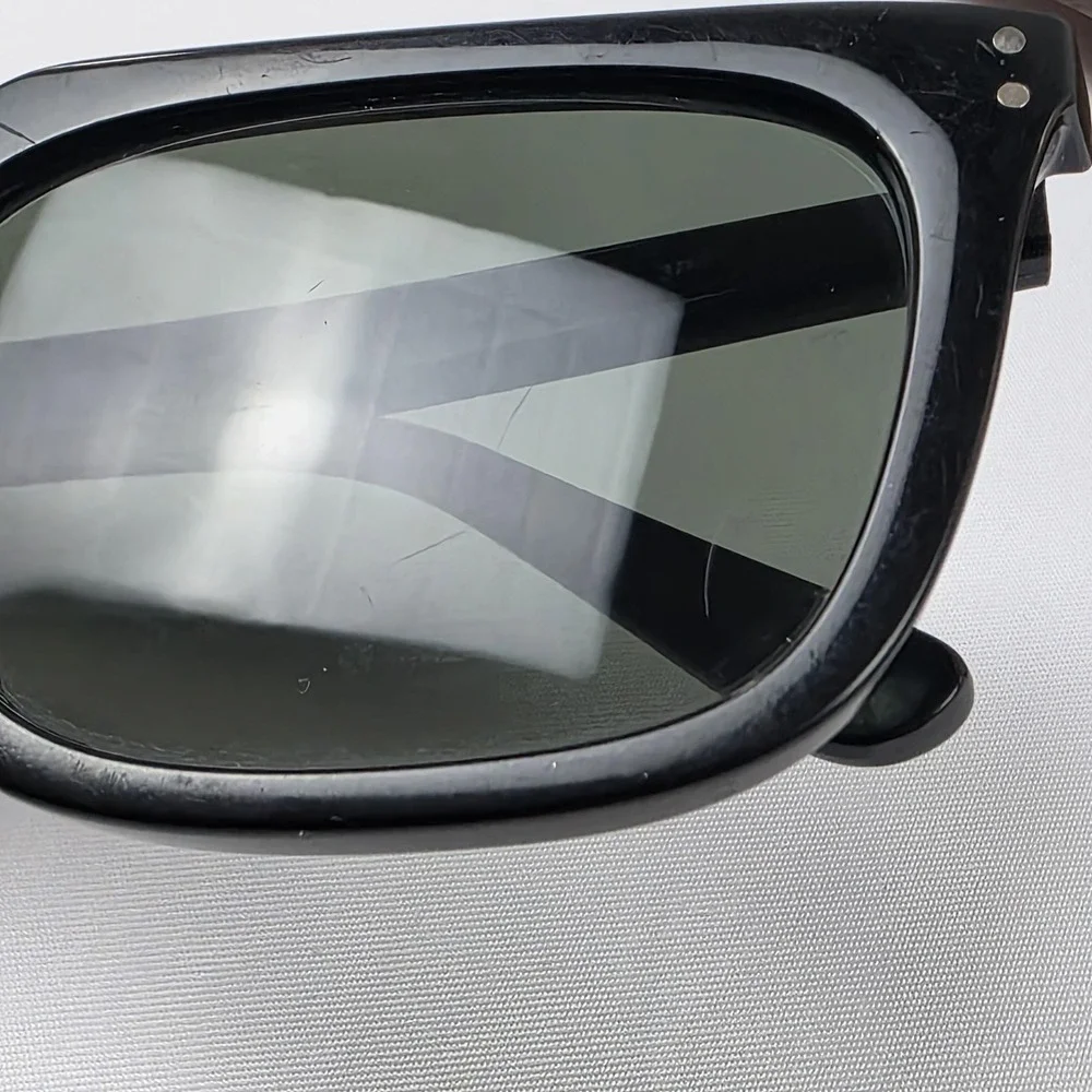 Ray-Ban RB4439D Sunglasses Mens 54-21-145 Black Green Polarized Square 901/9A